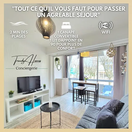 Joli Dans De 1er Ligne A 2 Min A Pied Des Plages Et Commerces Apartment *